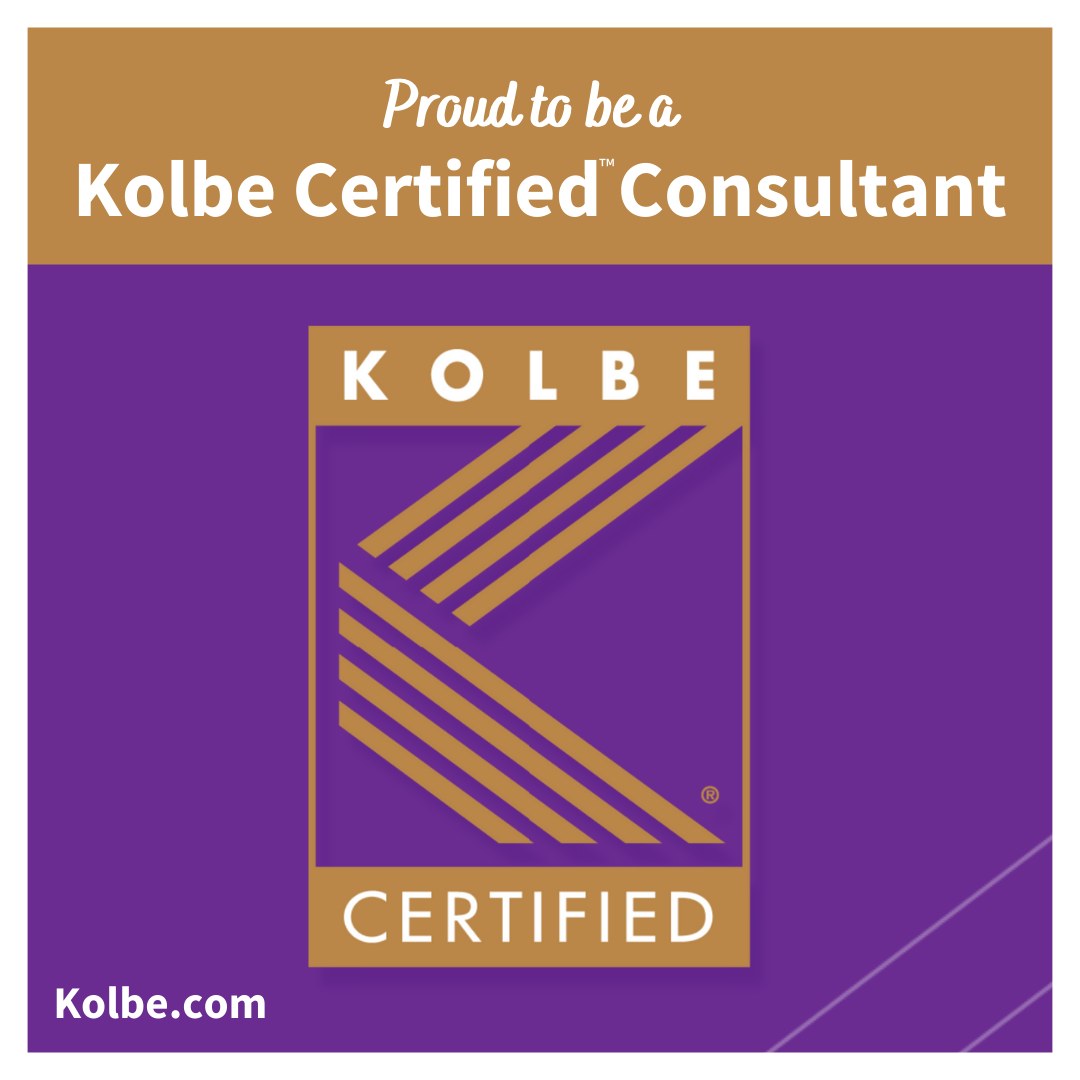 Proud to be a Kolbe Certified Consultant badge